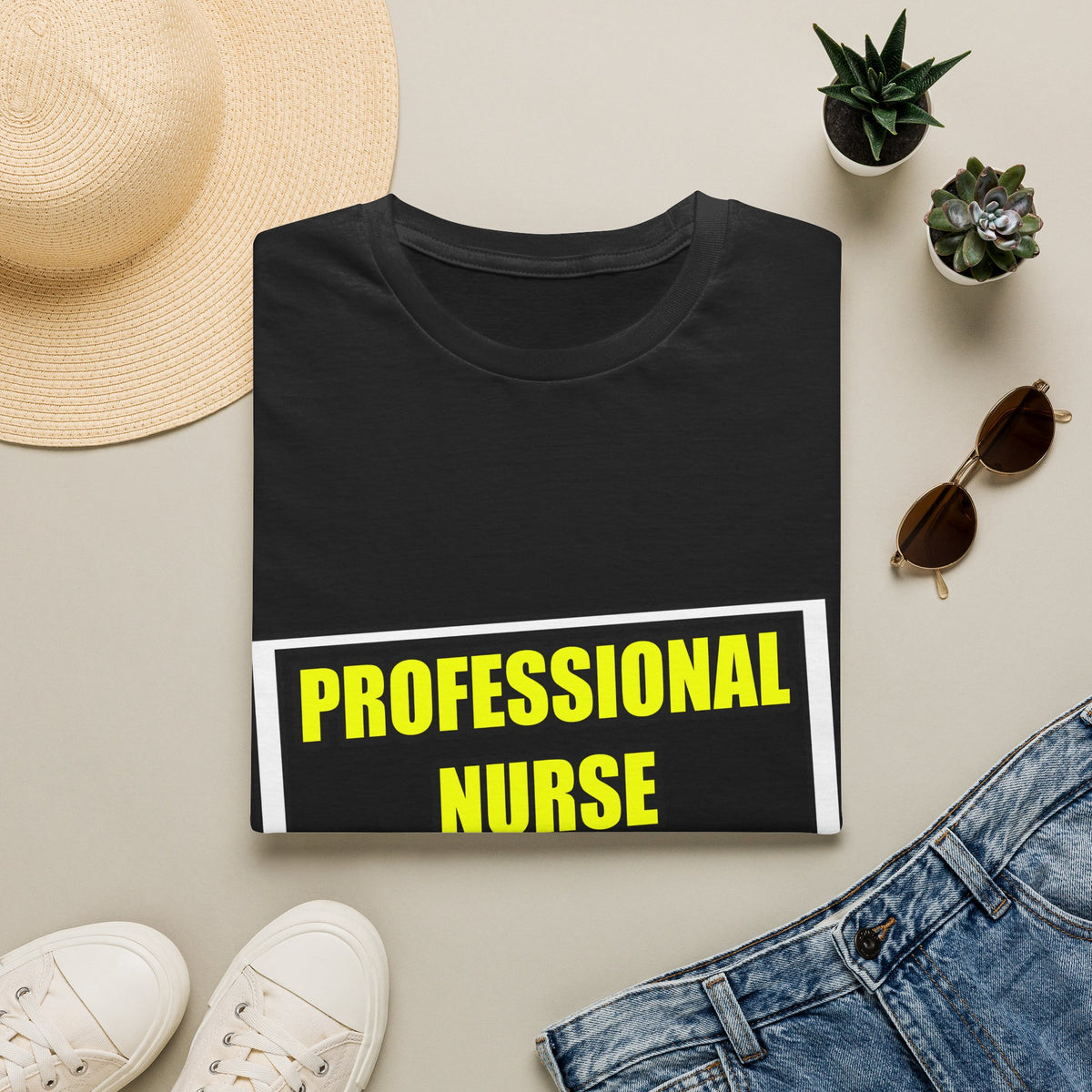 Professional Nurse...Don't Try This At Home - Unisex Softstyle T-Shirt