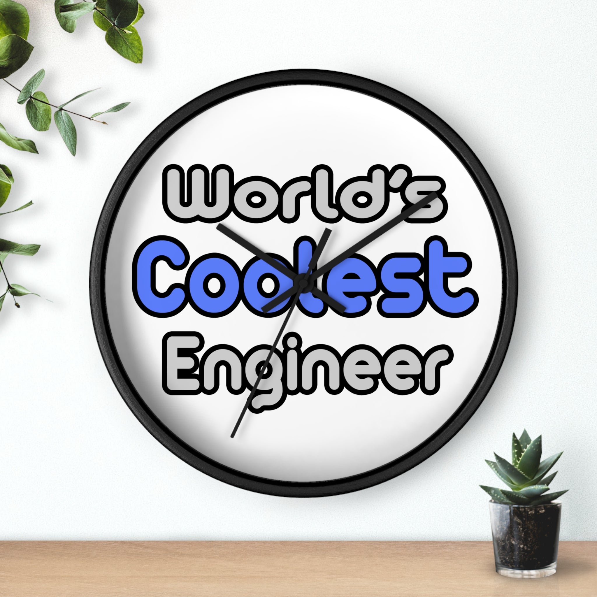 World's Coolest Engineer - Wall Clock