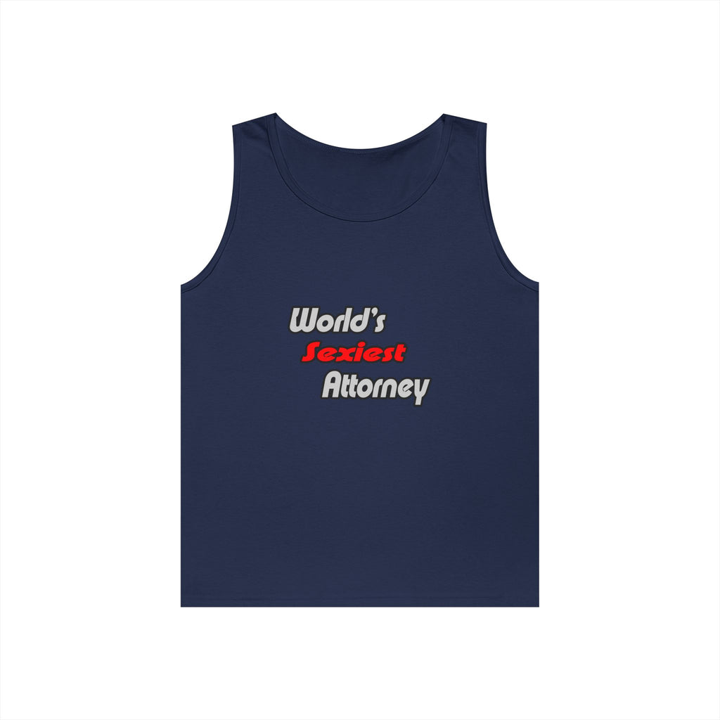 World's Sexiest Attorney - Unisex Heavy Cotton Tank Top