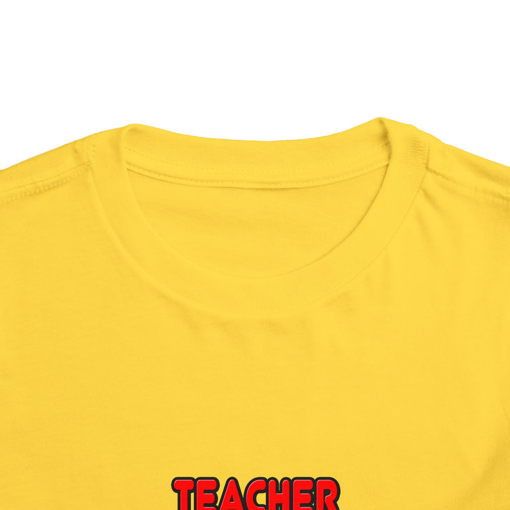 Rainbow Teacher - Toddler Short Sleeve Tee