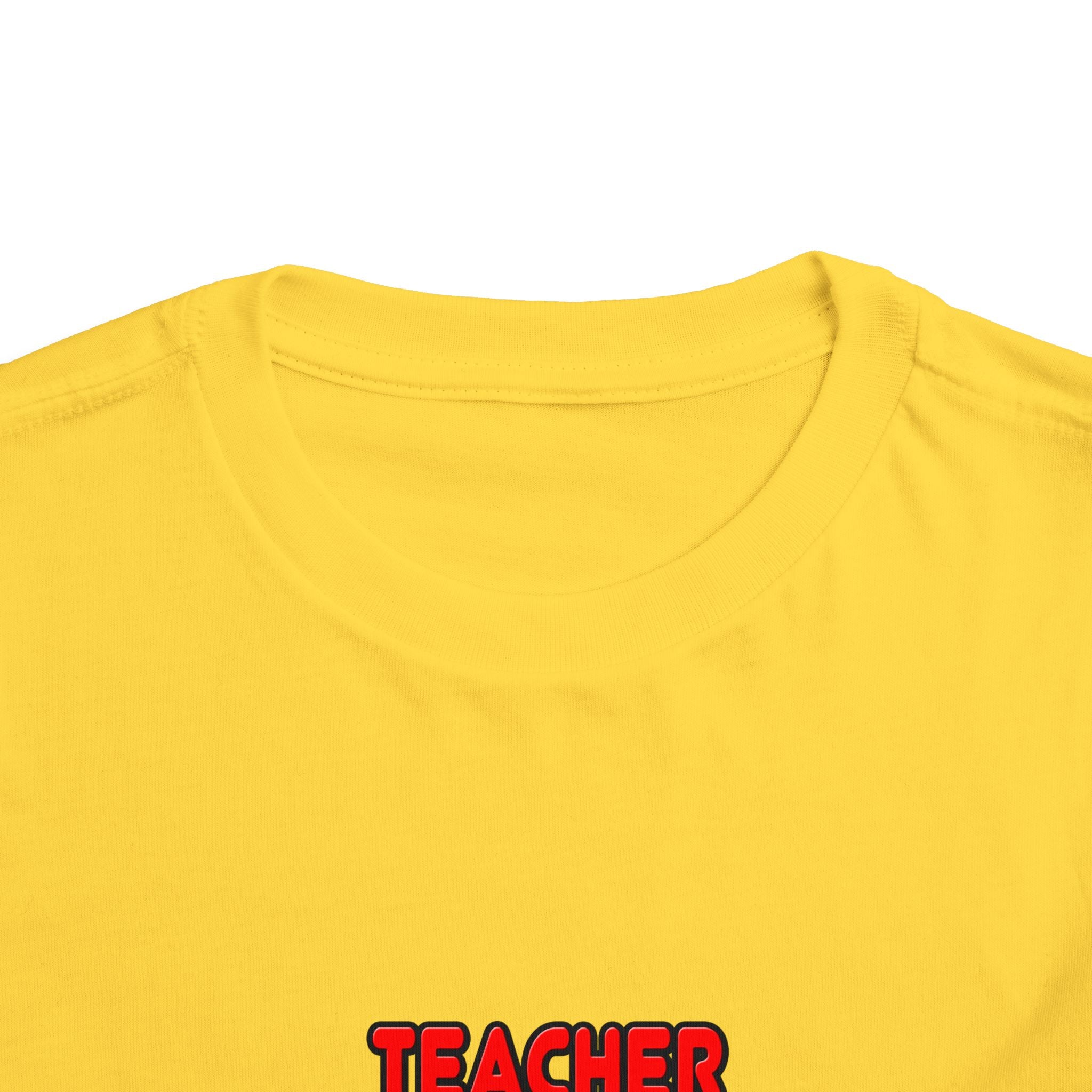 Rainbow Teacher - Toddler Short Sleeve Tee