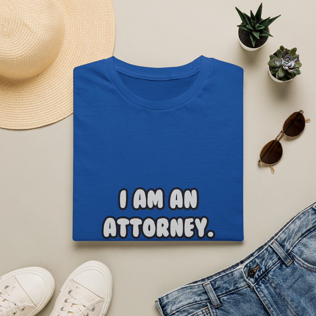 Deal With It ... Funny Attorney - Unisex Softstyle T-Shirt