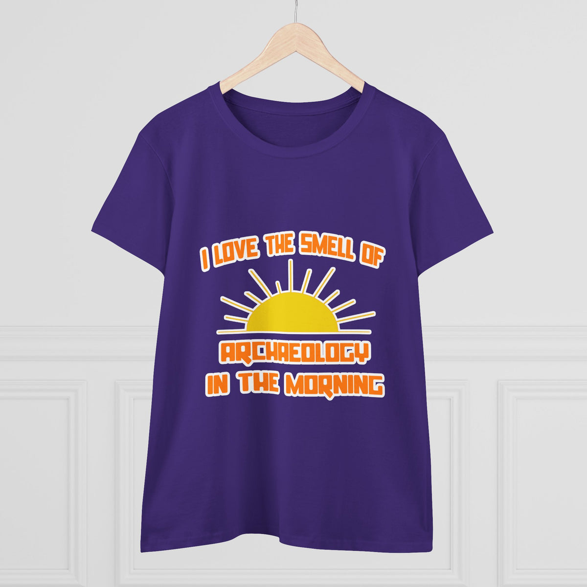 Smell of Archaeology in the Morning - Women's Midweight Cotton Tee