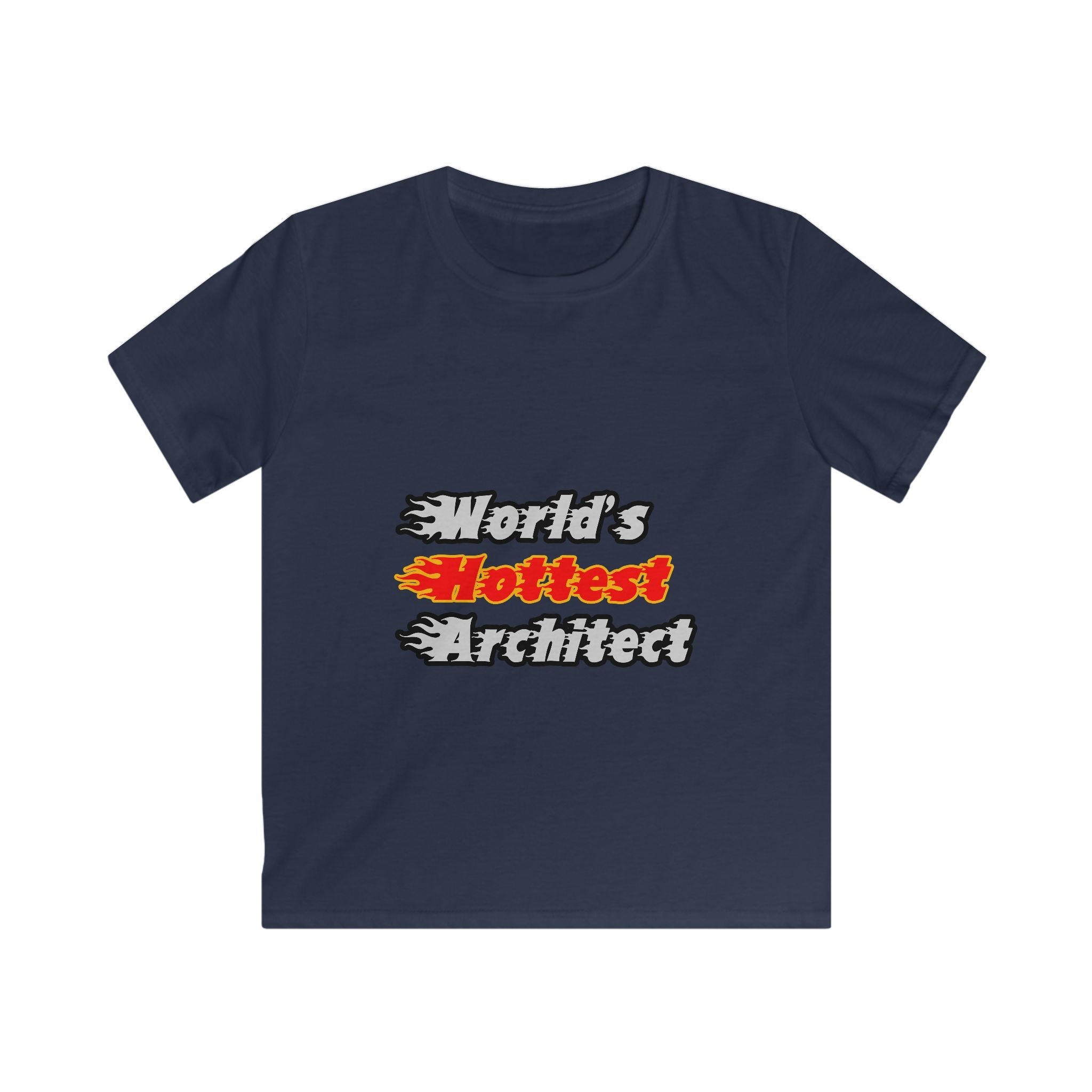 World's Hottest Architect - Kids Softstyle Tee