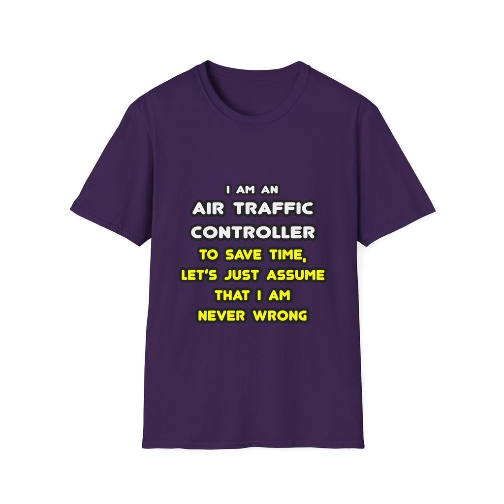 Funny Air Traffic Controller T Shirts - Unisex Softstyle T-Shirt
