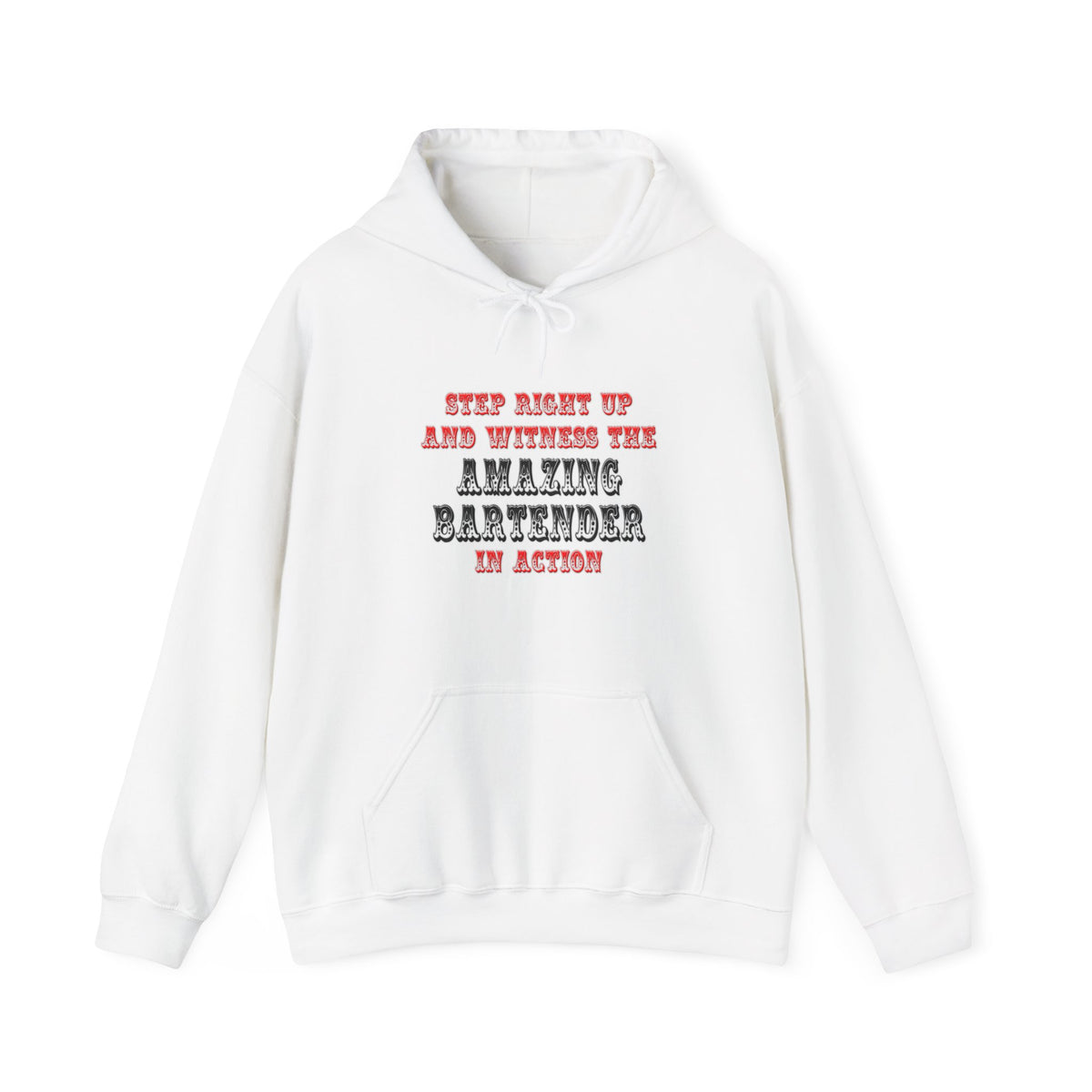 Witness The Amazing Bartender In Action - Unisex Heavy Blend™ Hooded Sweatshirt