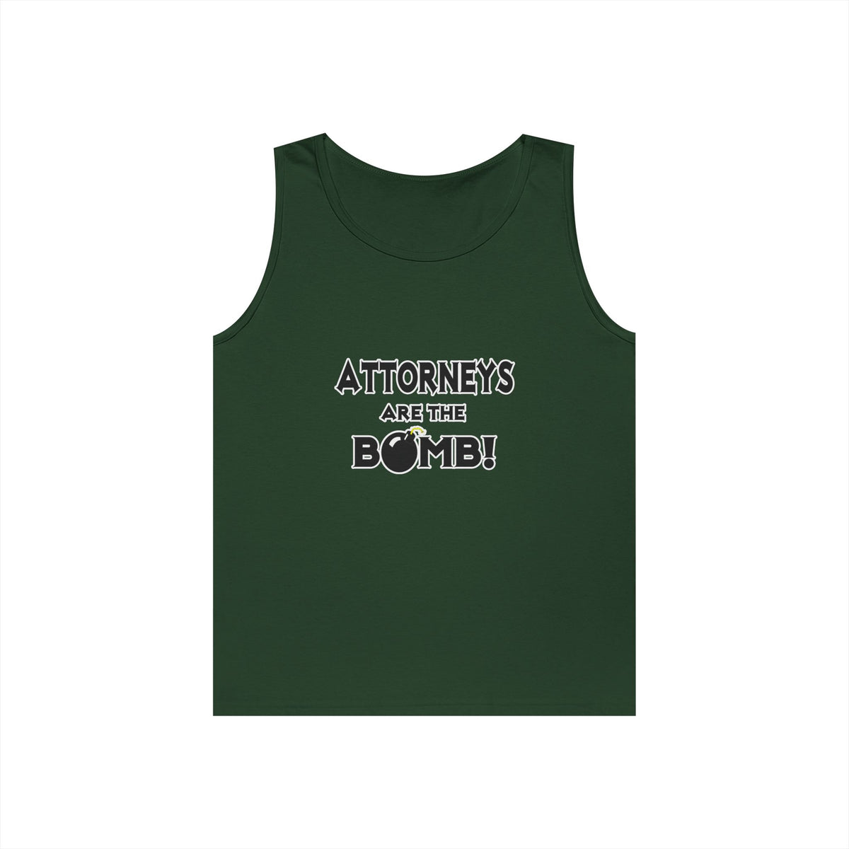 Attorneys Are The Bomb! - Unisex Heavy Cotton Tank Top