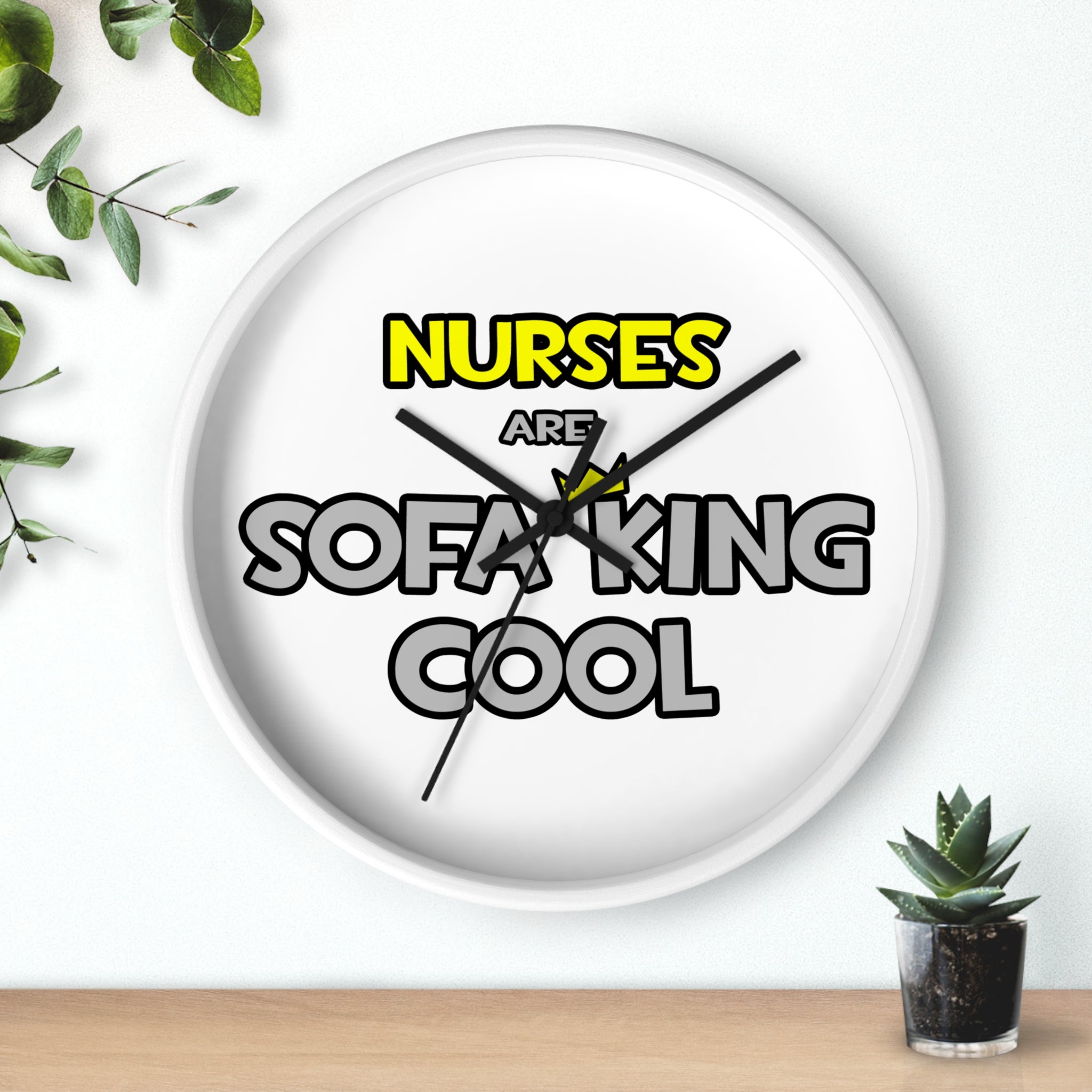 Nurses Are Sofa King Cool - Wall Clock