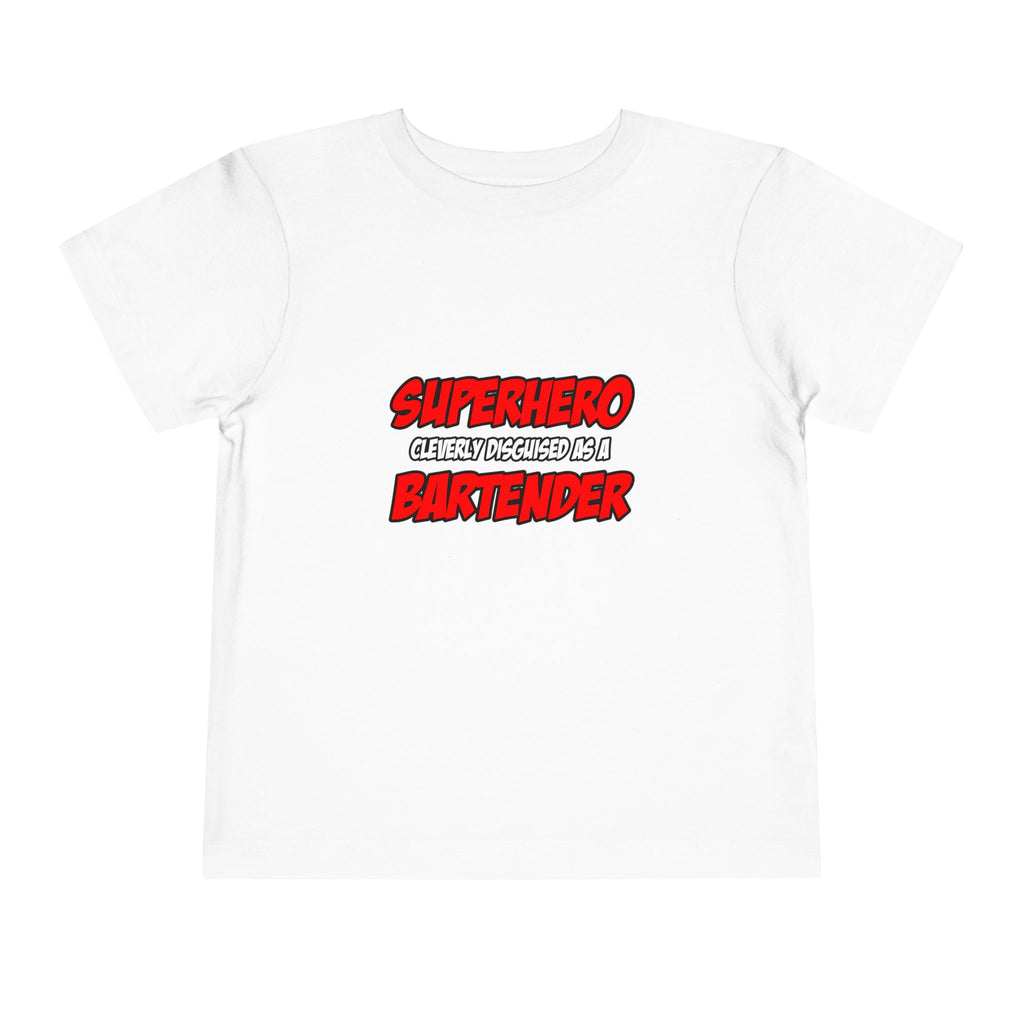 Superhero...Bartender - Toddler Short Sleeve Tee