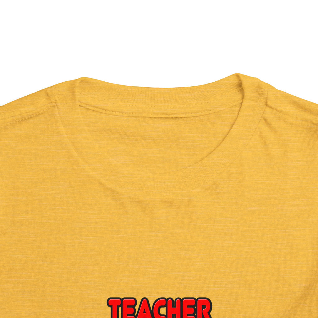 Rainbow Teacher - Toddler Short Sleeve Tee