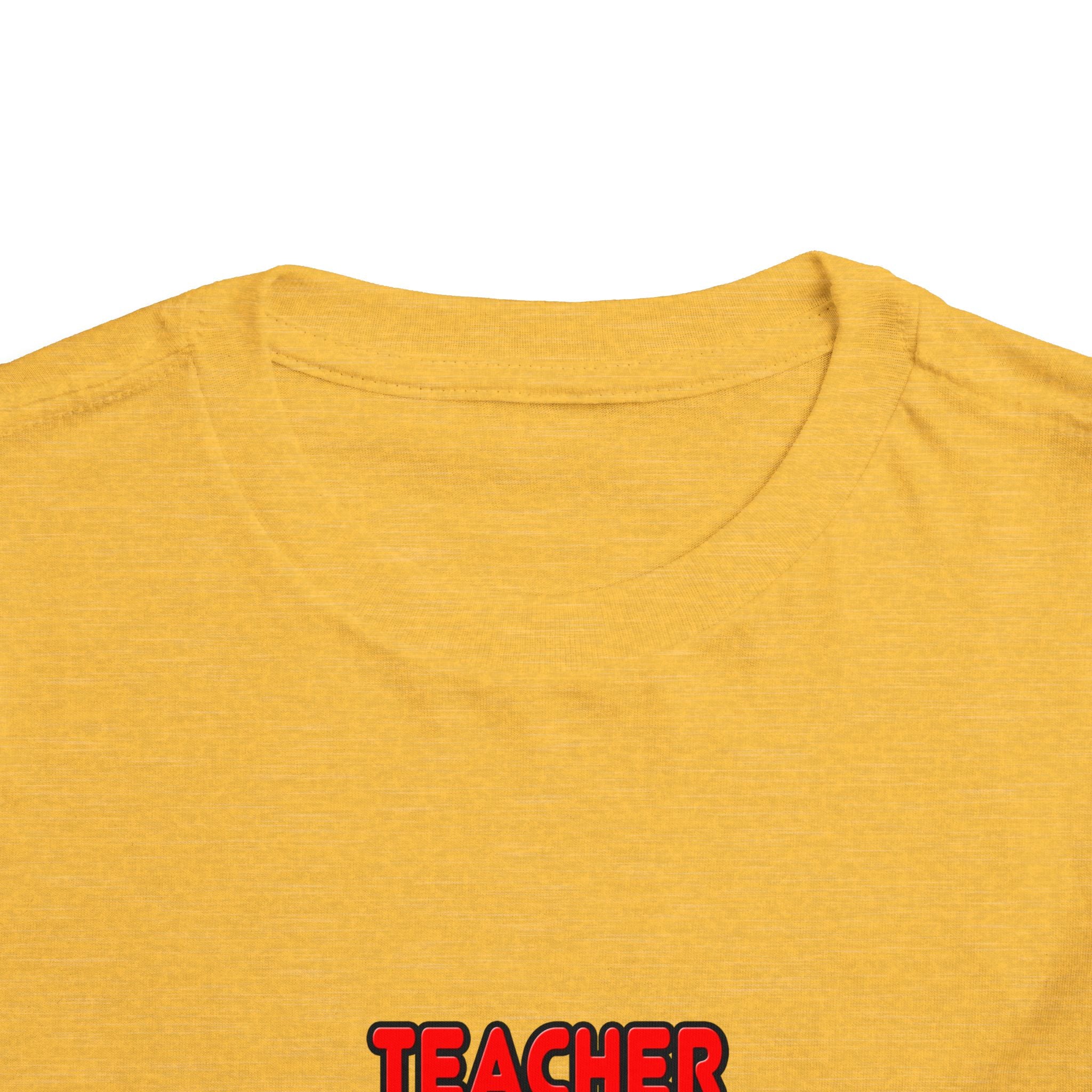 Rainbow Teacher - Toddler Short Sleeve Tee
