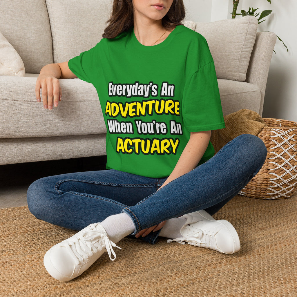 Everyday's An Adventure...Actuary - Unisex Softstyle T-Shirt