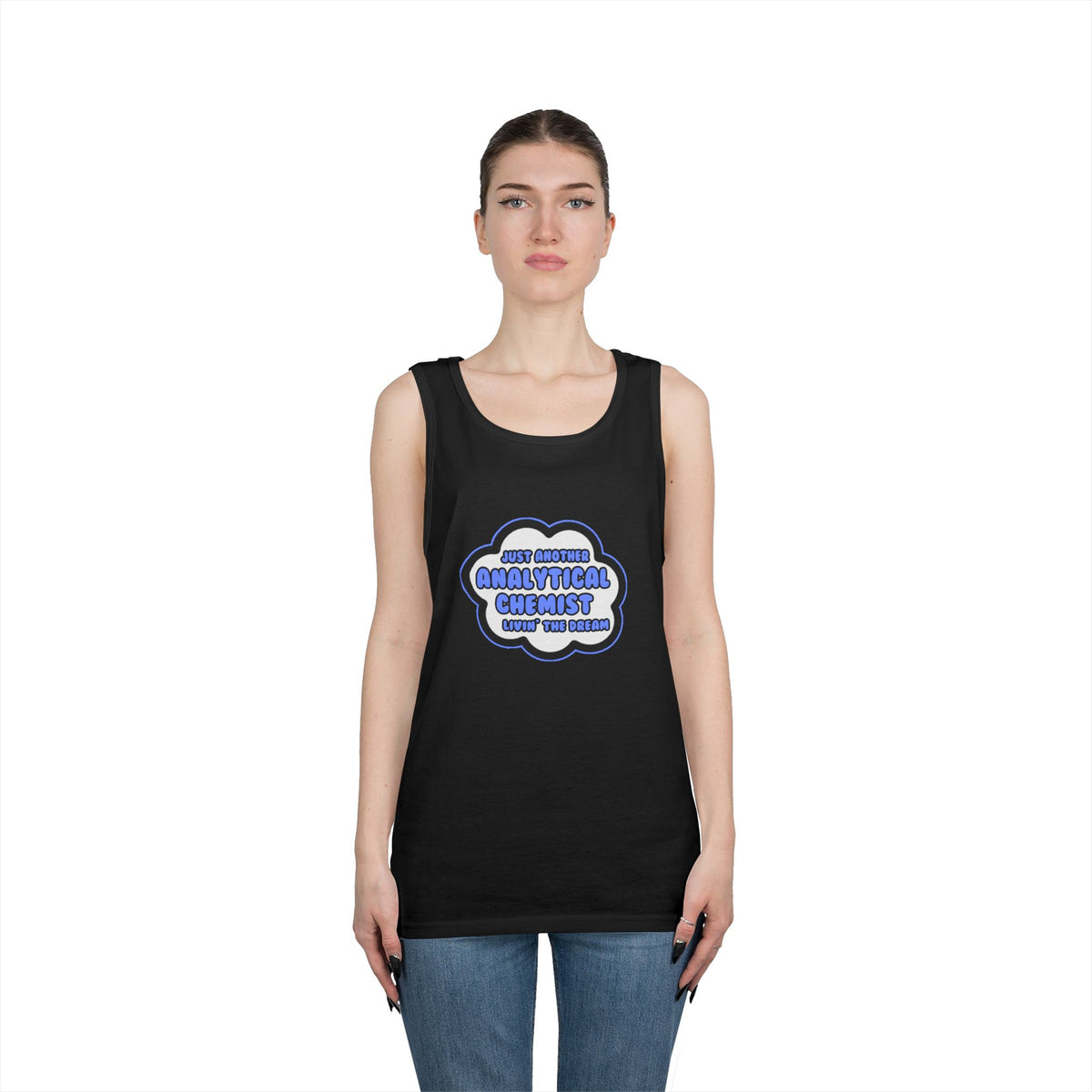 Analytical Chemist .. Livin' The Dream - Unisex Heavy Cotton Tank Top