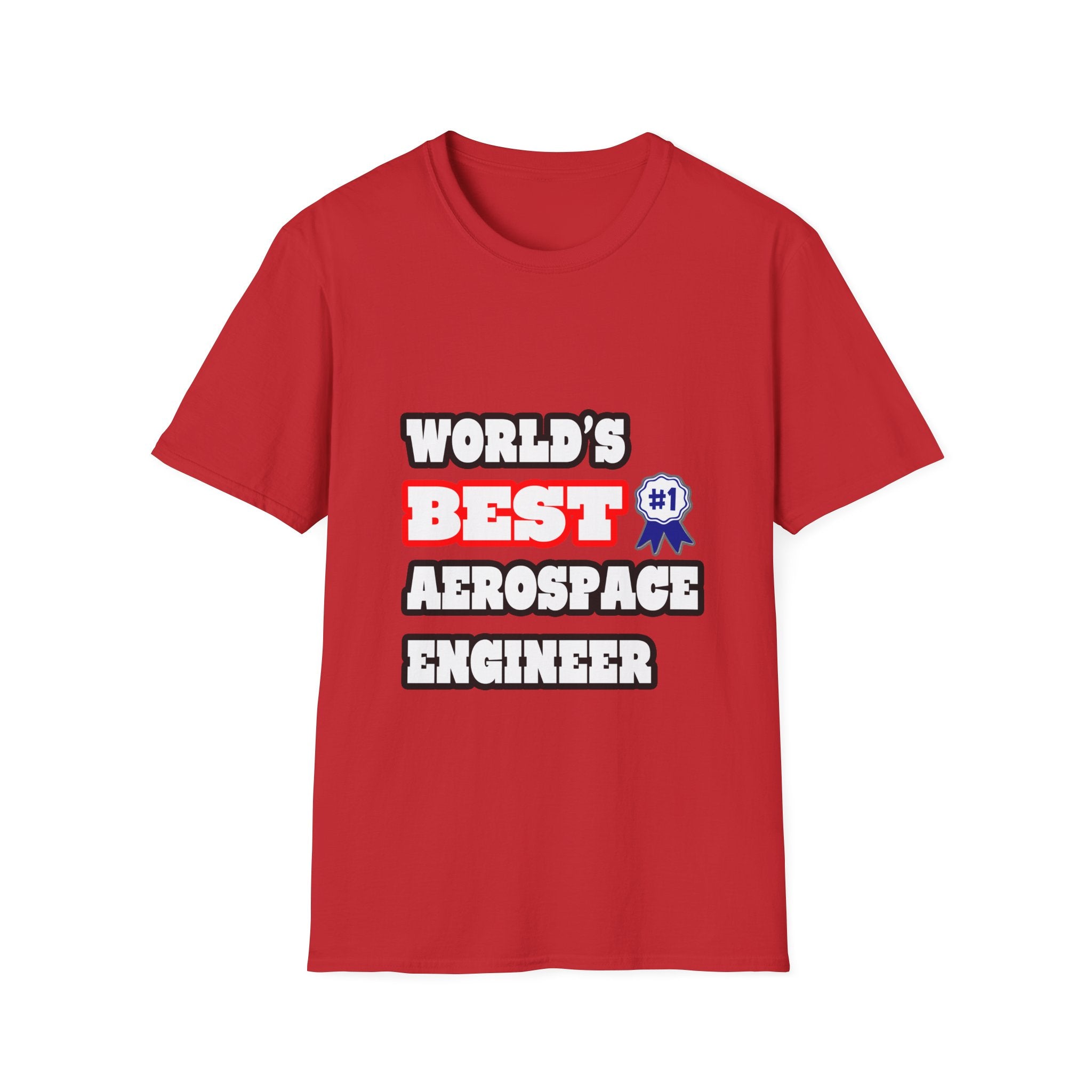 World's Best Aerospace Engineer - Unisex Softstyle T-Shirt