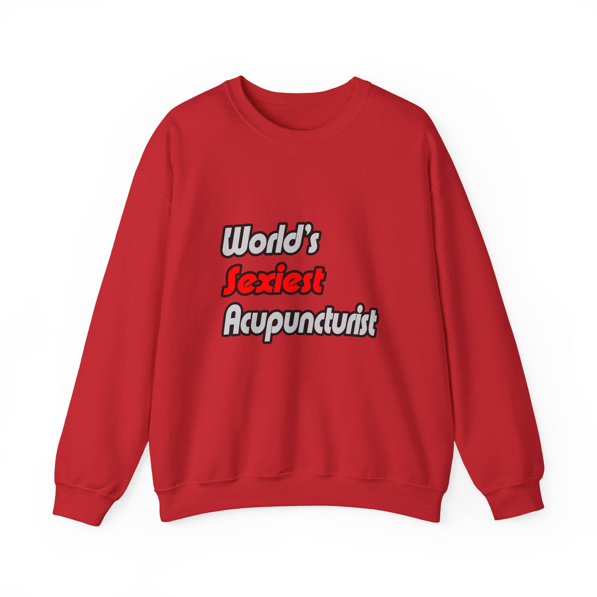 World's Sexiest Acupuncturist - Unisex Heavy Blend™ Crewneck Sweatshirt