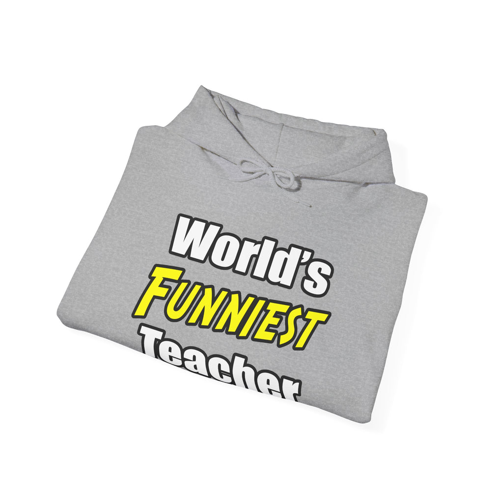 World's Funniest Teacher - Unisex Heavy Blend™ Hooded Sweatshirt