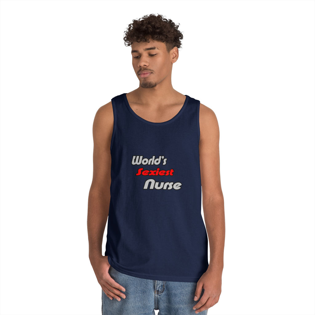 World's Sexiest Nurse - Unisex Heavy Cotton Tank Top