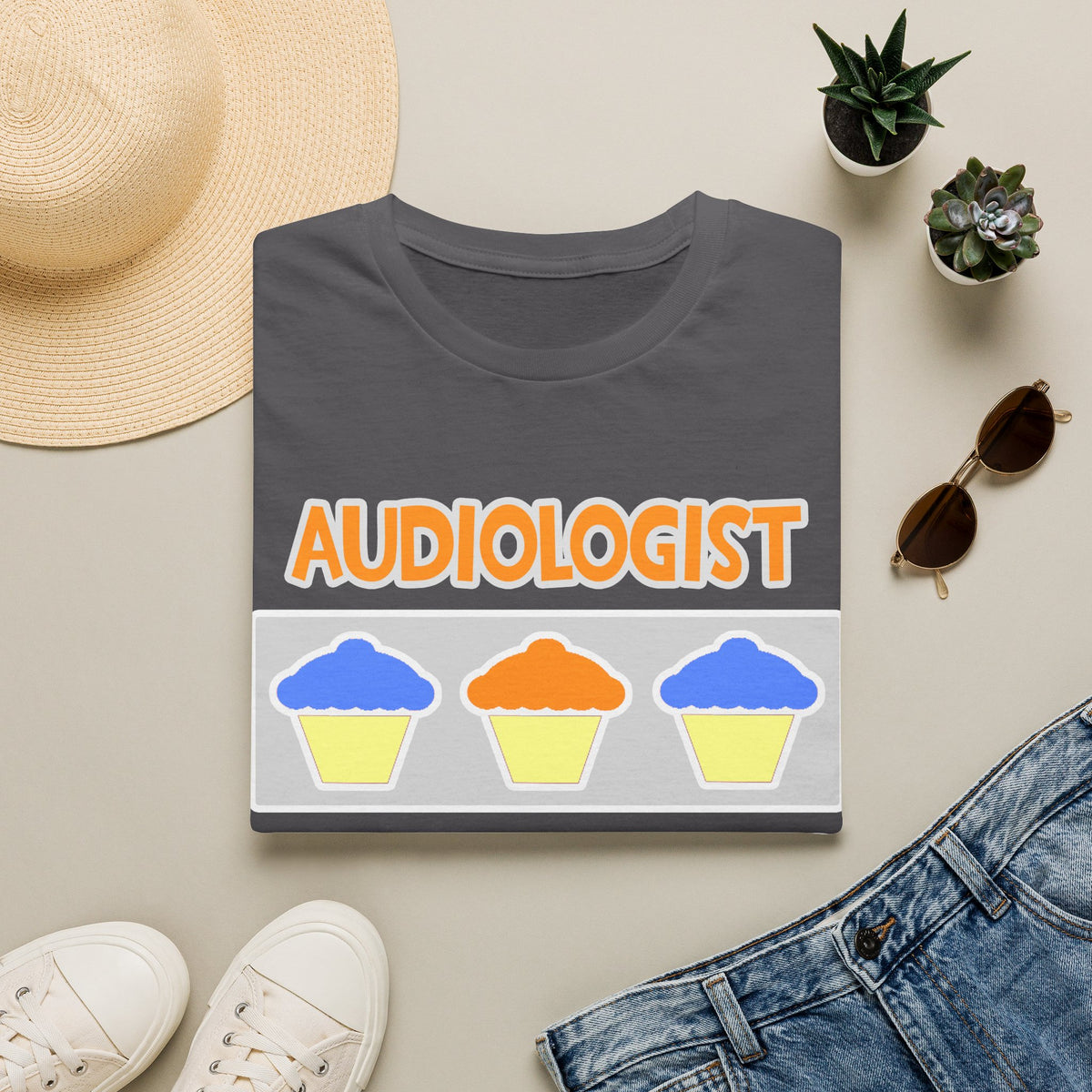 Audiologist ... Will Work For Cupcakes - Unisex Softstyle T-Shirt
