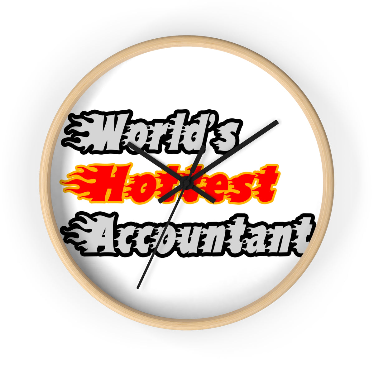 World's Hottest Accountant - Wall Clock