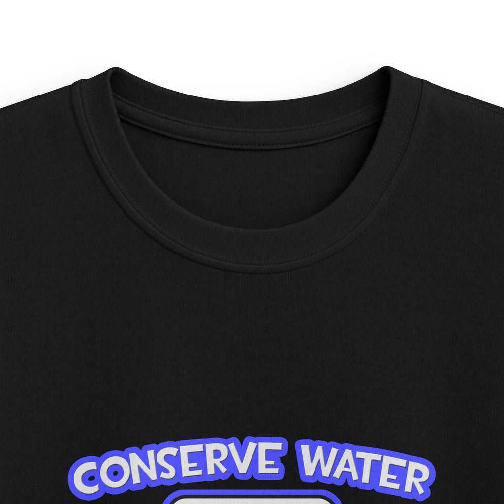 Conserve Water .. Shower With Aerospace Engineer - Kids Softstyle Tee