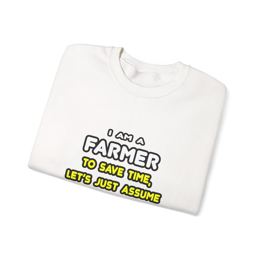 Funny Farmer T Shirts and Gifts - Unisex Heavy Blend™ Crewneck Sweatshirt