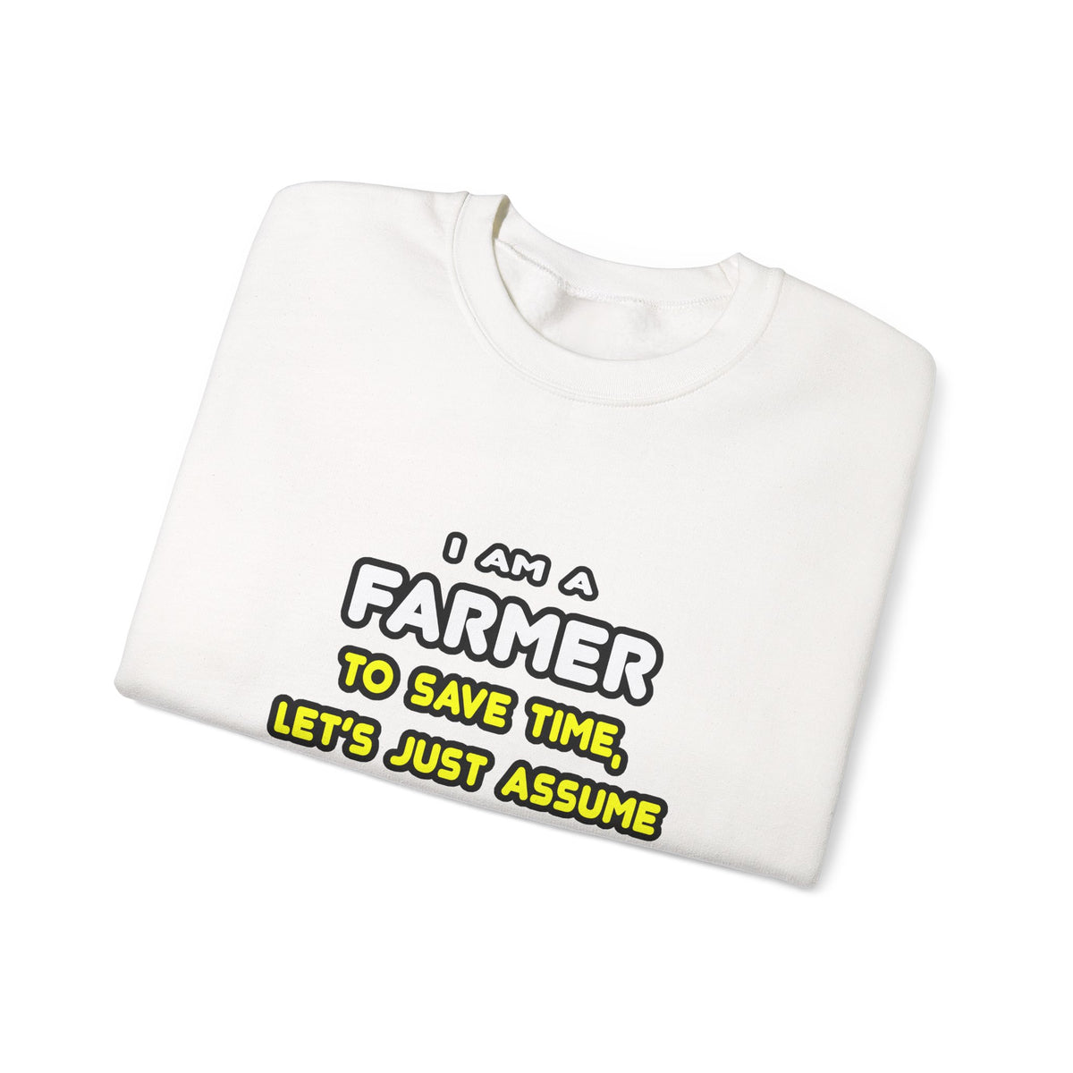 Funny Farmer T Shirts and Gifts - Unisex Heavy Blend™ Crewneck Sweatshirt