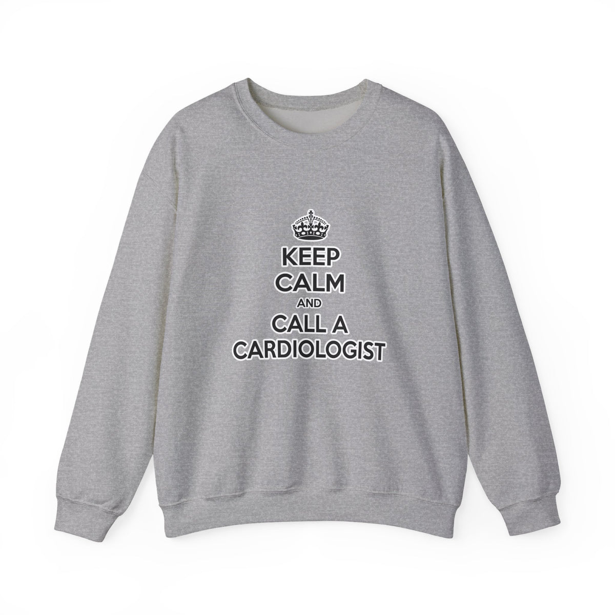 Keep Calm and Call a Cardiologist - Unisex Heavy Blend™ Crewneck Sweatshirt