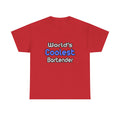 World's Coolest Bartender - Unisex Heavy Cotton Tee