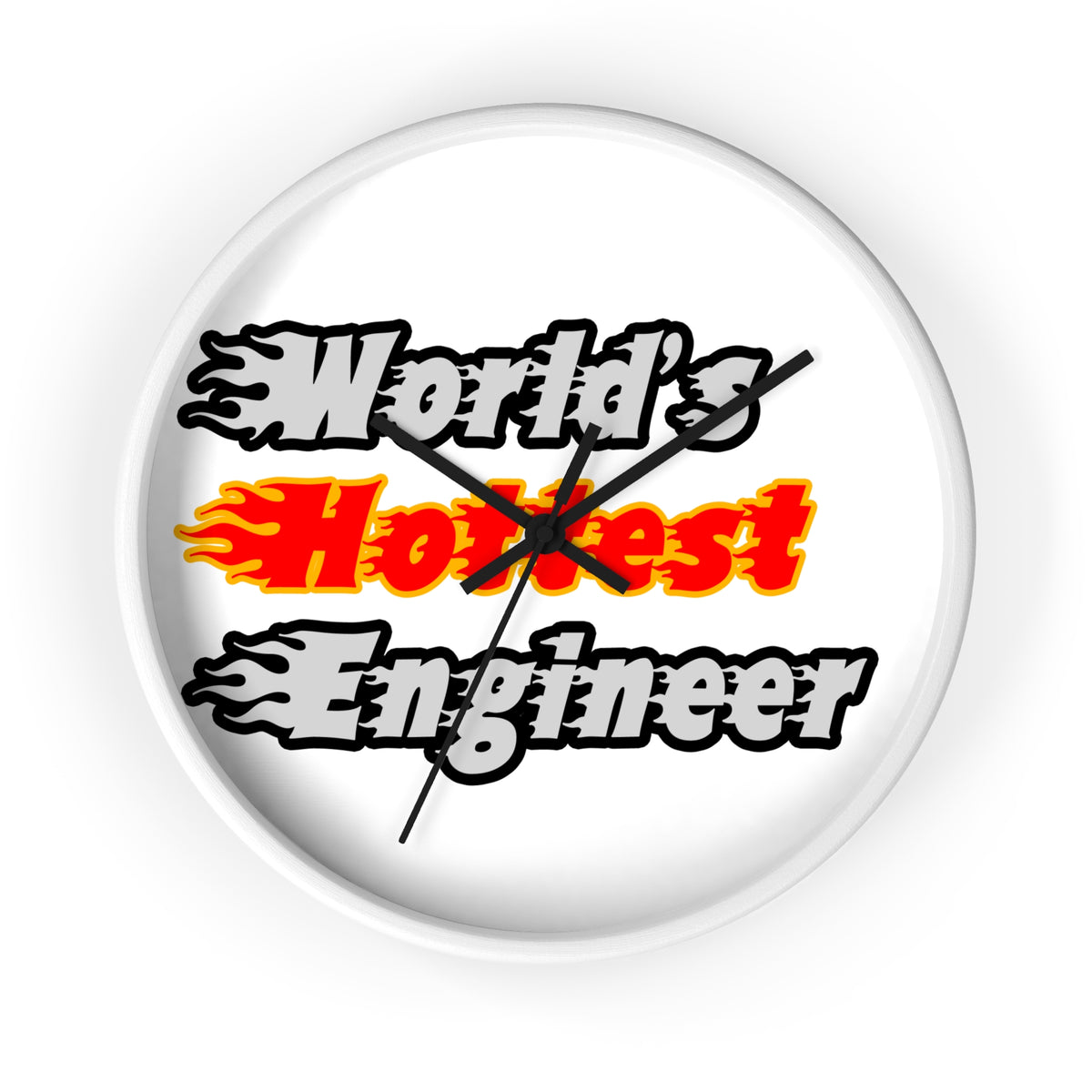 World's Hottest Engineer - Wall Clock