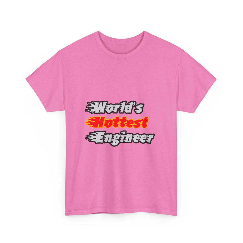 World's Hottest Engineer - Unisex Heavy Cotton Tee