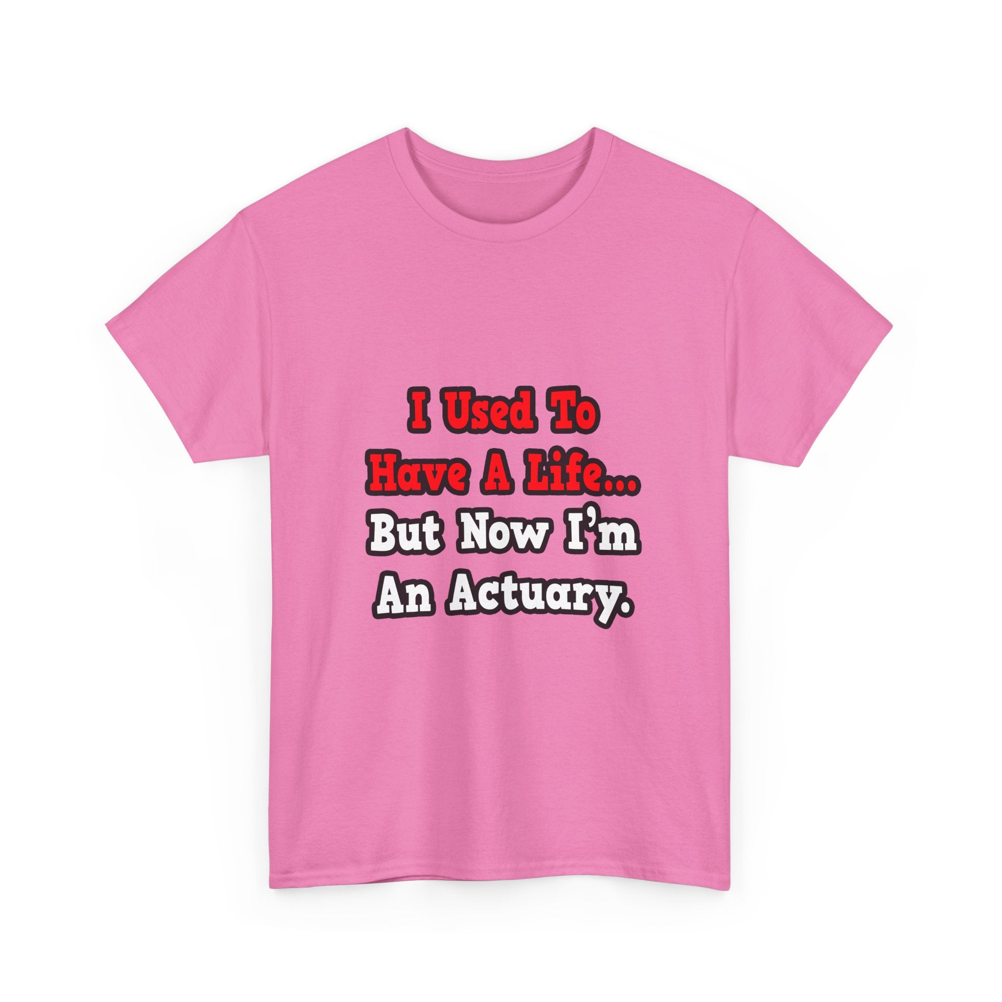 I Used to Have a Life...Actuary - Unisex Heavy Cotton Tee