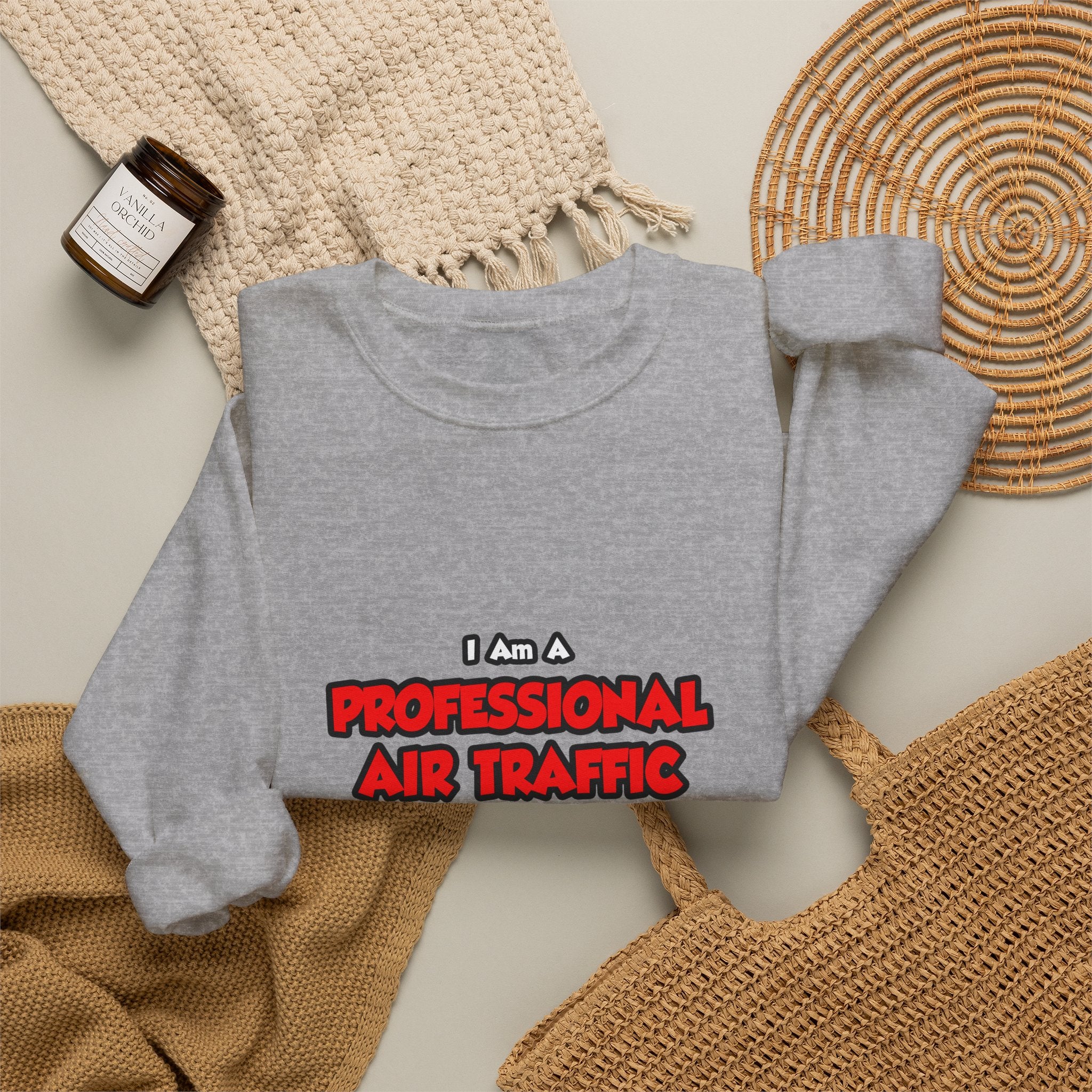 Professional Air Traffic Controller ... Don't Try - Unisex Heavy Blend™ Crewneck Sweatshirt