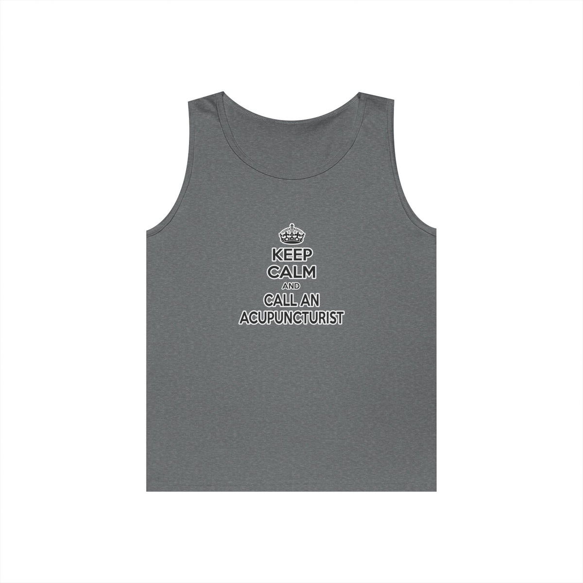 Keep Calm and Call an Acupuncturist - Unisex Heavy Cotton Tank Top