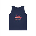 Pimpin' Ain't Easy ... Actuary - Unisex Heavy Cotton Tank Top