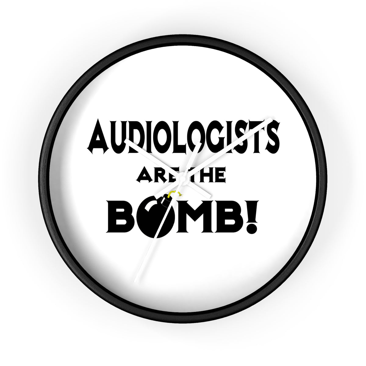 Audiologists Are The Bomb! - Wall Clock