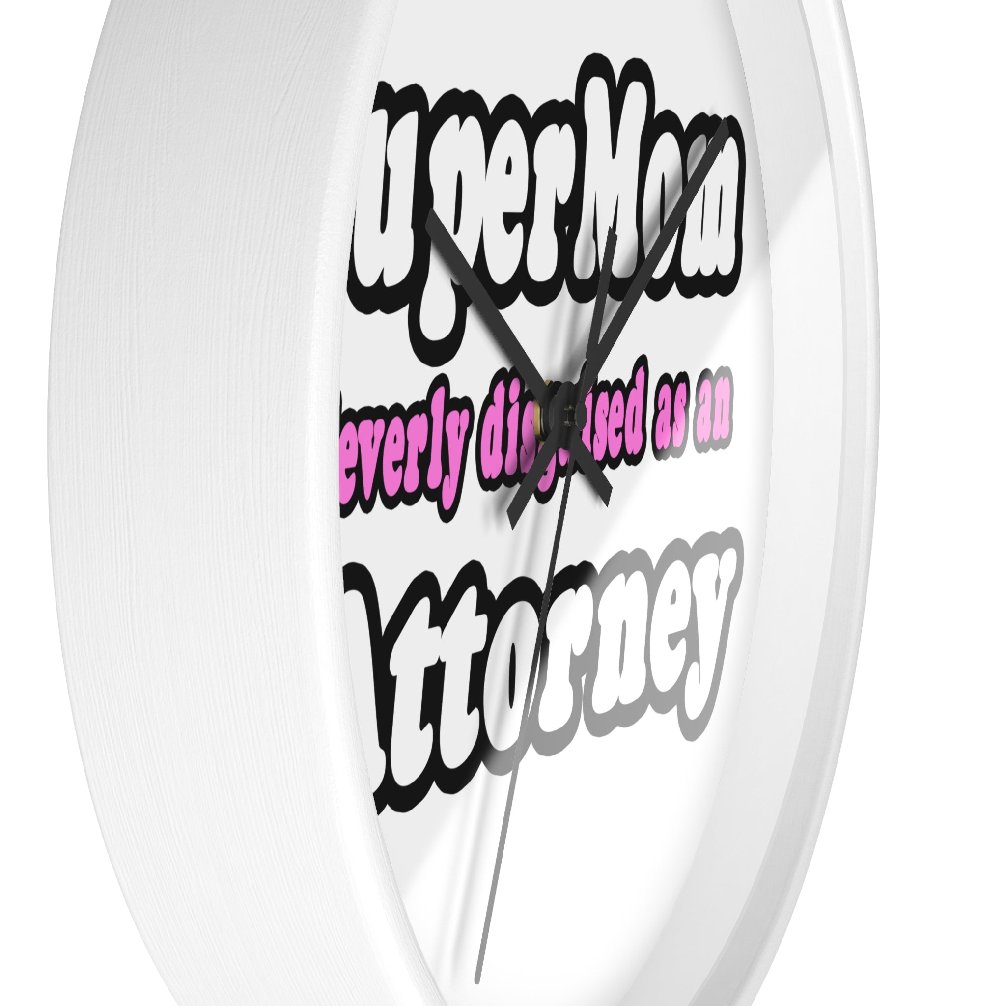SuperMom Attorney - Wall Clock