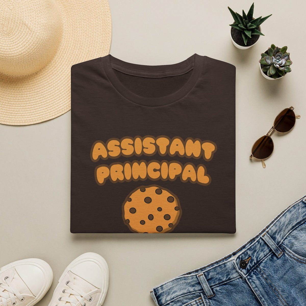 Assistant Principal  .. Will Work for Cookies - Unisex Softstyle T-Shirt