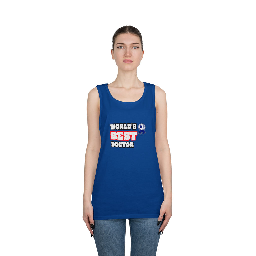 World's Best Doctor - Unisex Heavy Cotton Tank Top