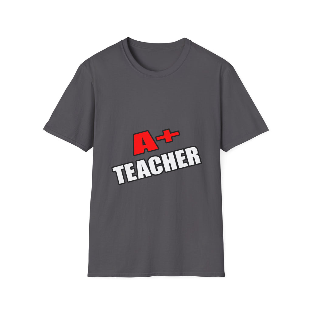 a plus teacher - Unisex Softstyle T-Shirt