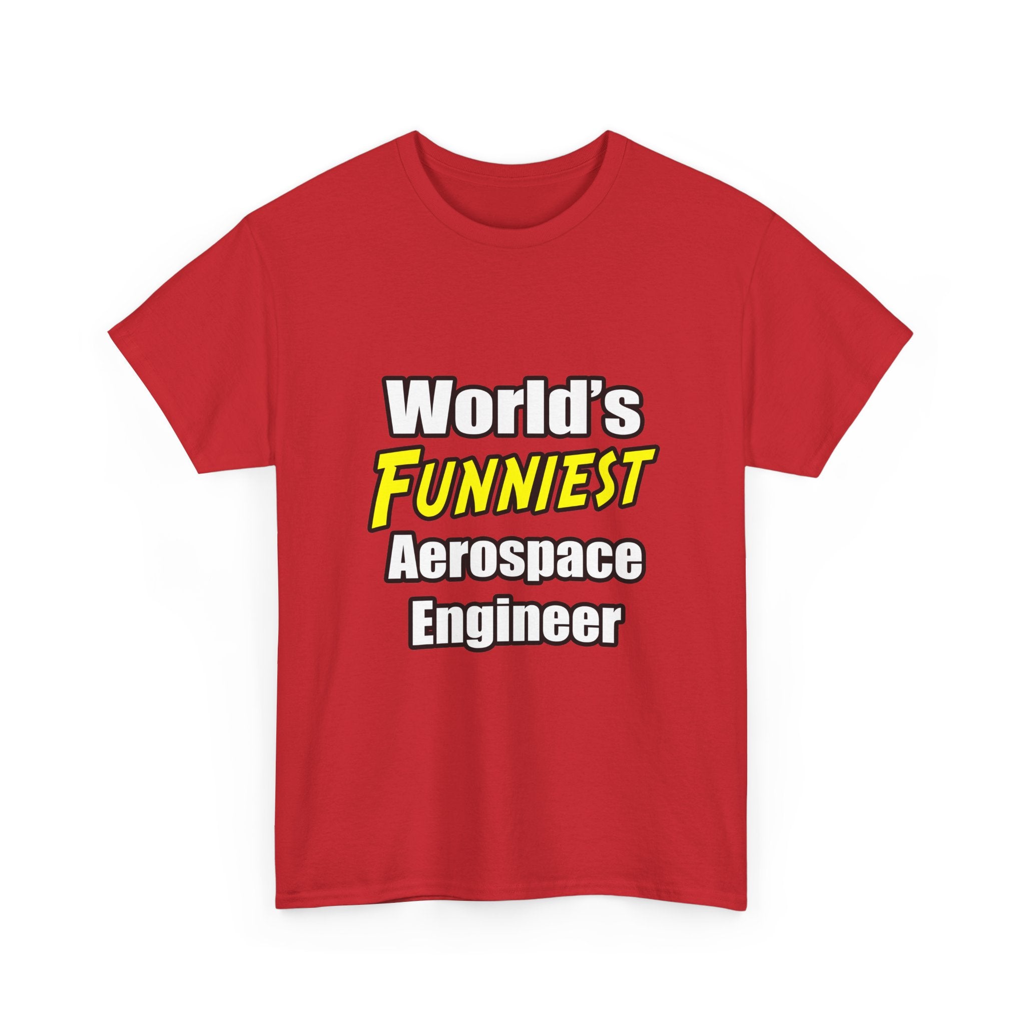 World's Funniest Aerospace Engineer - Unisex Heavy Cotton Tee