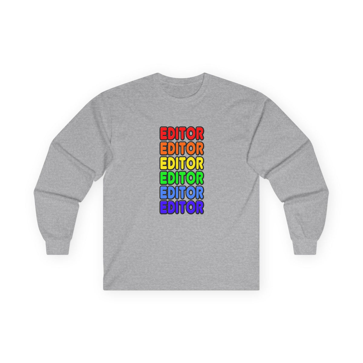 Rainbow Editor - Unisex Ultra Cotton Long Sleeve Tee