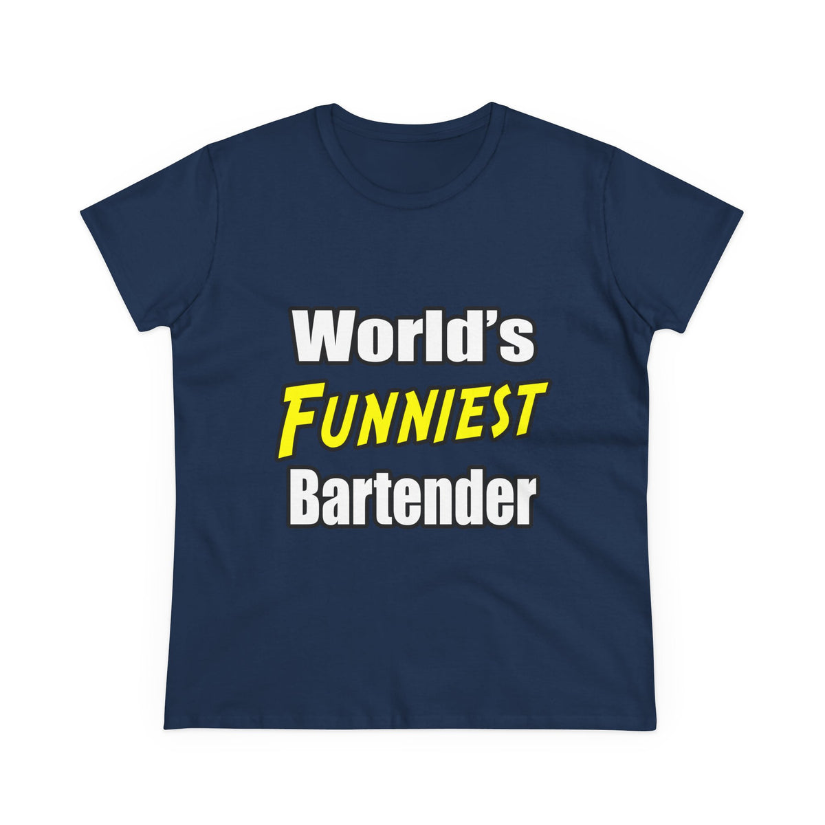 World's Funniest Bartender - Women's Midweight Cotton Tee