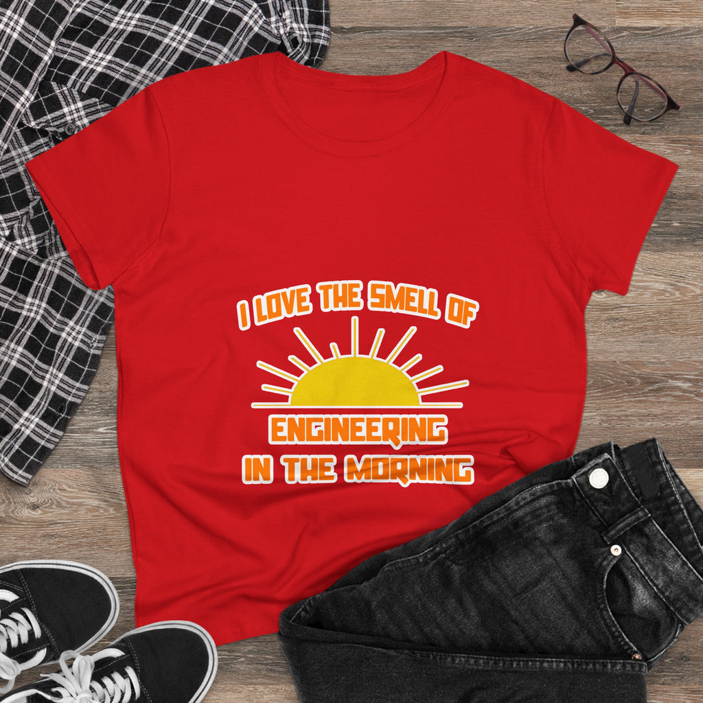 Smell of Engineering in the Morning - Women's Midweight Cotton Tee