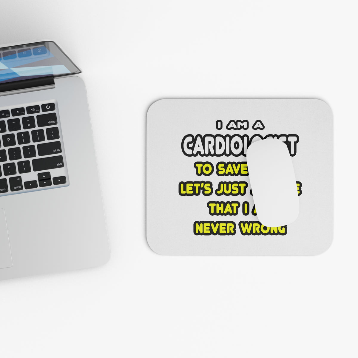 Funny Cardiologist T Shirts and Gifts - Mouse Pad (Rectangle)