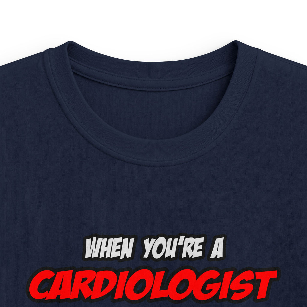 Cardiologist .. OMG WTF LOL - Kids Softstyle Tee