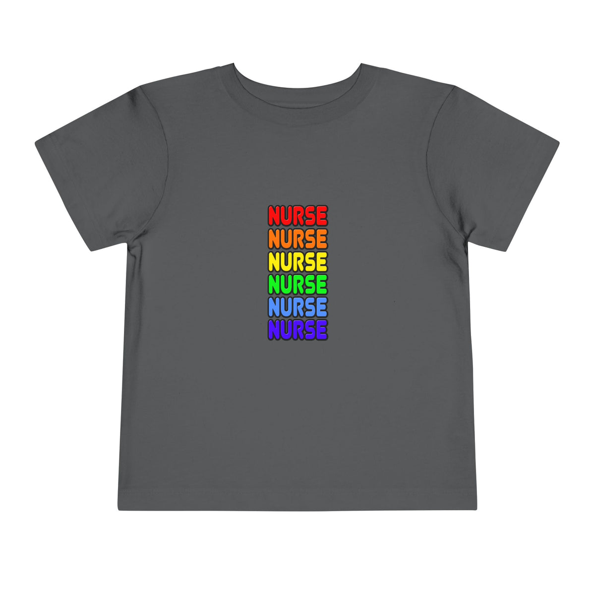 Rainbow Nurse - Toddler Short Sleeve Tee