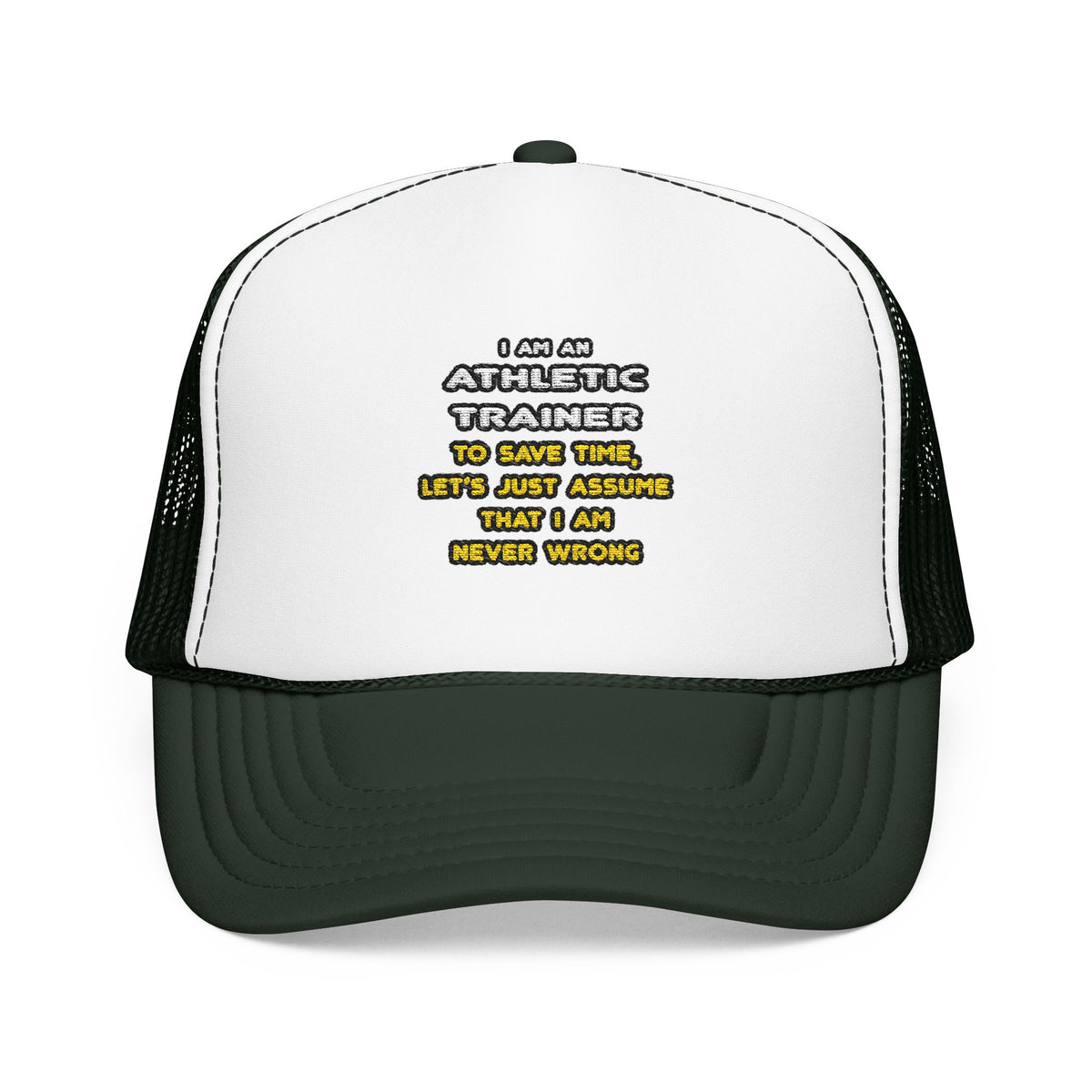 Funny Athletic Trainer T Shirts - Foam Trucker Hat