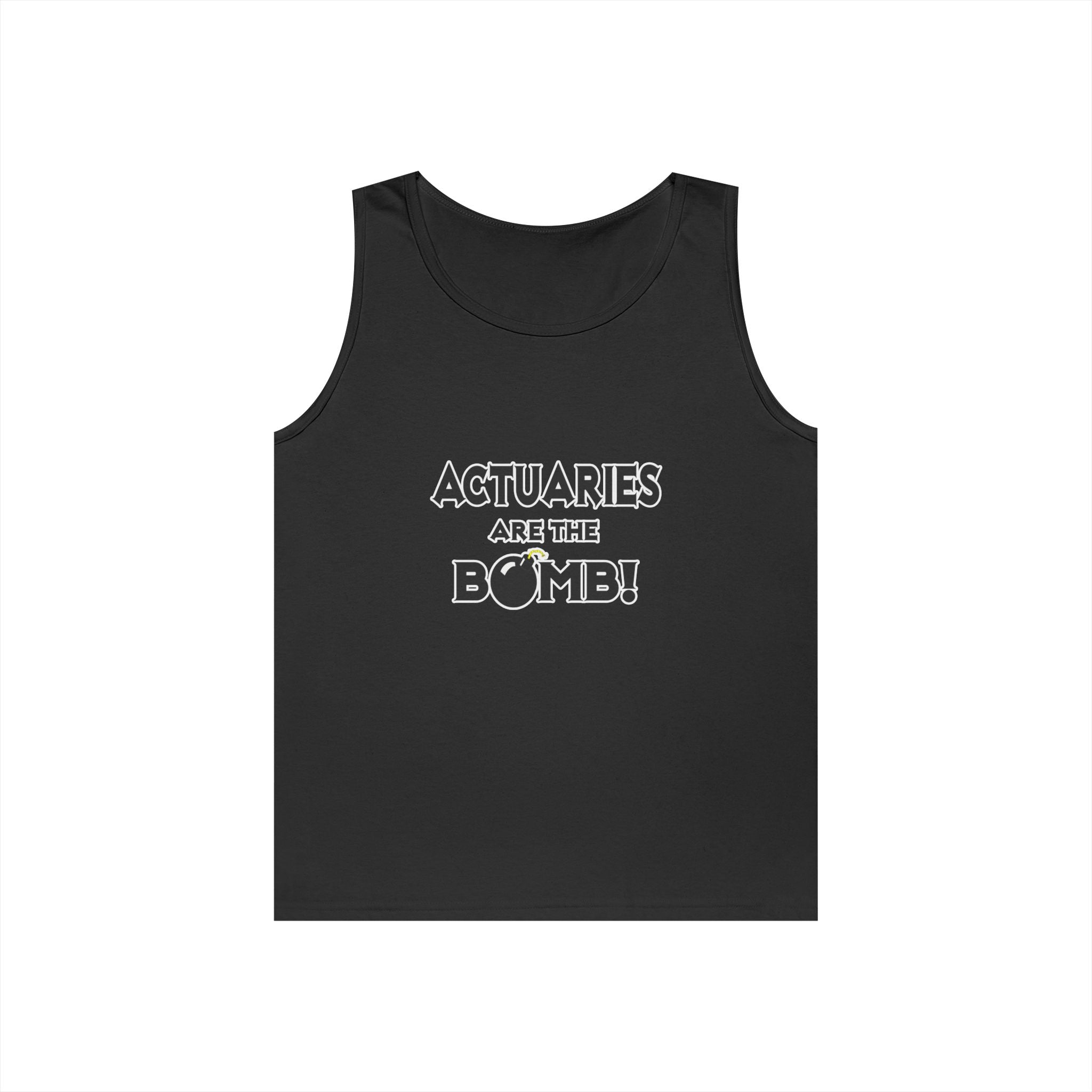 Actuaries Are The Bomb! - Unisex Heavy Cotton Tank Top