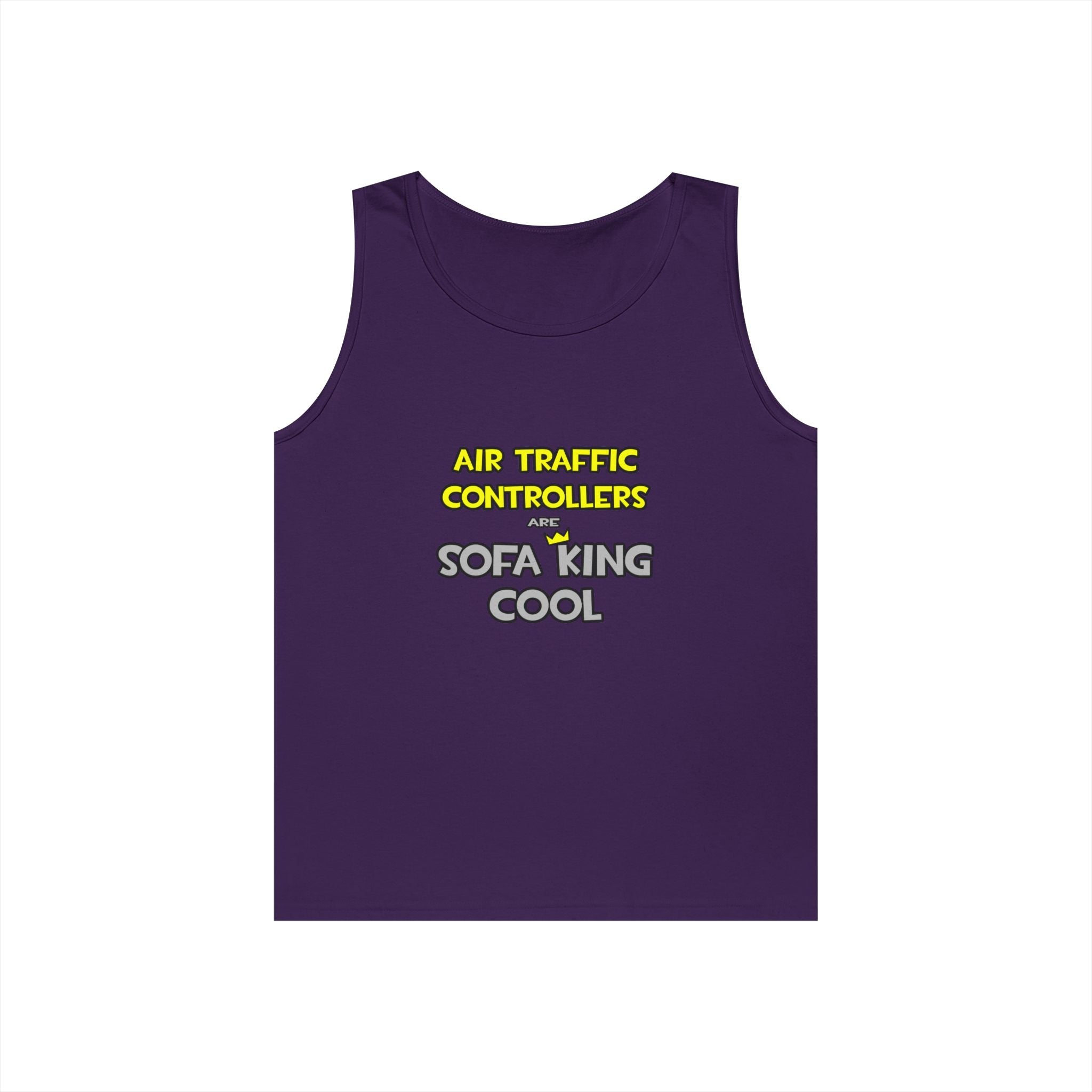 Air Traffic Controllers Are Sofa King Cool - Unisex Heavy Cotton Tank Top