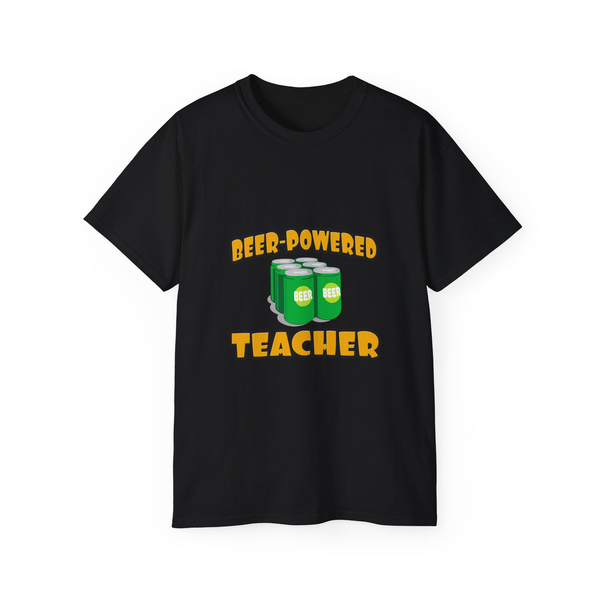 Beer Powered Teacher - Unisex Ultra Cotton Tee